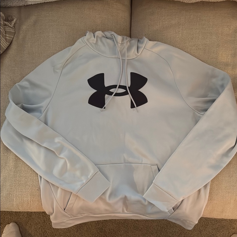 Under Armour Gray Hoodie with Black Logo